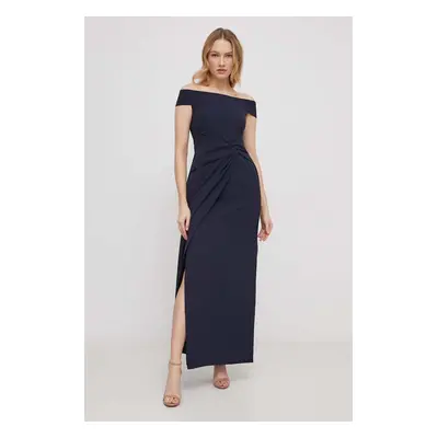 Lauren Ralph Lauren ruha sötétkék, maxi, egyenes