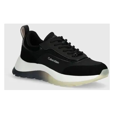 Calvin Klein sportcipő RUNNER LACE UP MESH MIX fekete, HW0HW01905