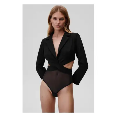 Undress Code body Obsessed Bodysuit fekete, sima