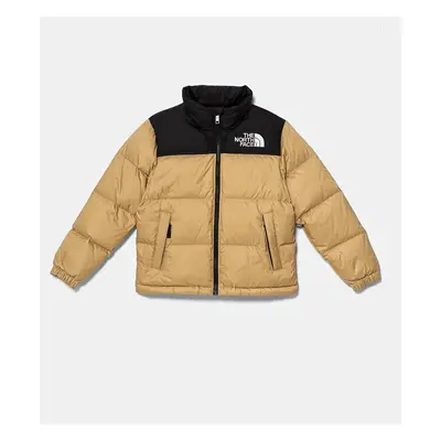 The North Face gyerek sportdzseki TEEN RETRO NUPTSE JACKET zöld, NF0A8A4CLK51