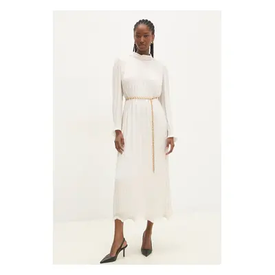 Answear Lab ruha bézs, maxi, oversize