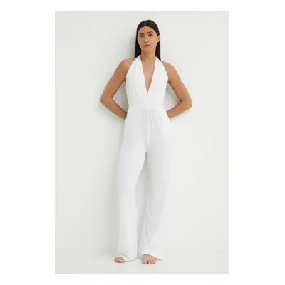 Max Mara Beachwear strand overál bézs