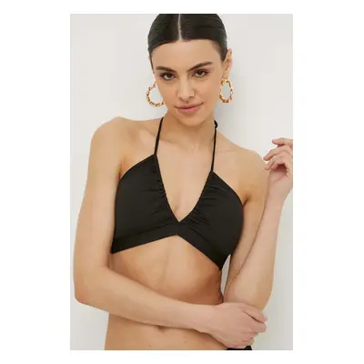 Max Mara Beachwear bikini felső fekete, enyhén merevített kosaras