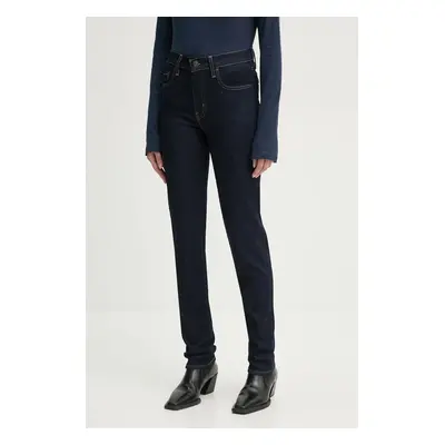 Levi's farmer HIGH RISE STRAIGHT sötétkék, női