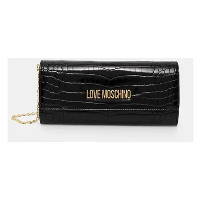 Love Moschino lapos táska fekete, JC4294PP0L