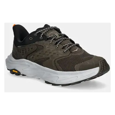 Hoka cipő Anacapa Low GTX zöld, férfi, 1141632F