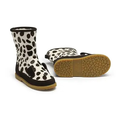 Donsje gyerek télicipő bőrből Wadudu Exclusive Boots Dalmatian barna