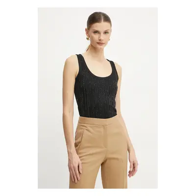 Pinko top női, fekete, A27G