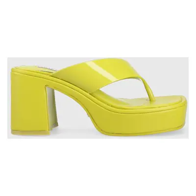 Steve Madden flip-flop Jilly zöld, női, magassarkú, SM11002475