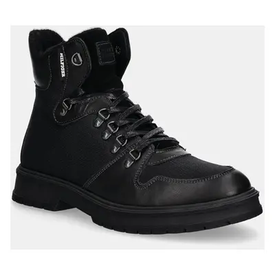 Tommy Hilfiger cipő HILFIGER WARM CORDURA MIX BOOT fekete, férfi, FM0FM05180