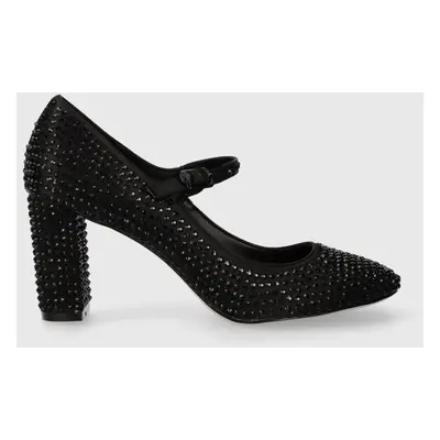 Kurt Geiger London körömcipő Regent Round Crystal Mary fekete, magassarkú, 1293600759