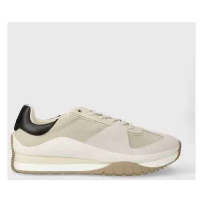 Calvin Klein sportcipő LOW TOP LACE UP bézs, HM0HM01286