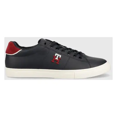 Tommy Hilfiger sportcipő Fm0fm04350 Core Vulc Varsity Monogram sötétkék