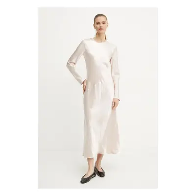 Max Mara Leisure ruha bézs, maxi, harang alakú