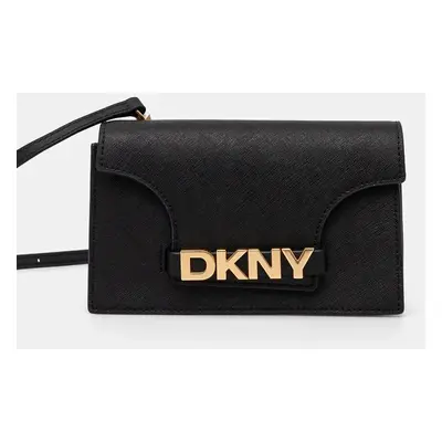 Dkny bőr táska fekete, R435OG58