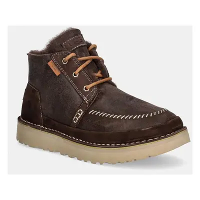 UGG nubuk cipő Neumel Crafted Regenerate barna, 1144016-BCDR