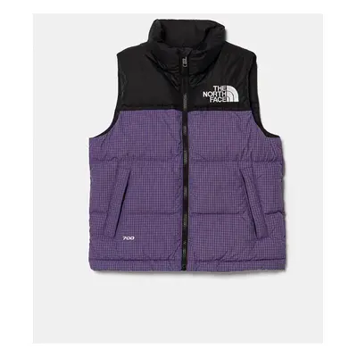 The North Face gyerek mellény TEEN RETRO NUPTSE VEST lila, NF0A8A4B6KO1