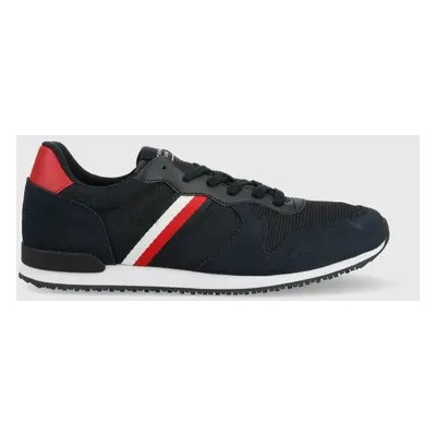 Tommy Hilfiger sportcipő ICONIC MIX RUNNER sötétkék, FM0FM04733