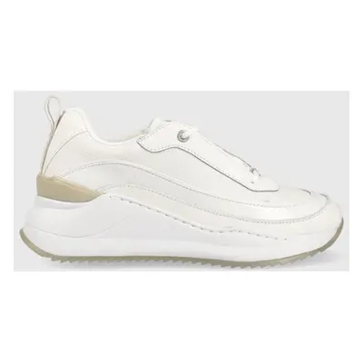 Calvin Klein sportcipő HW0HW01371 INTERNAL WEDGE LACE UP fehér