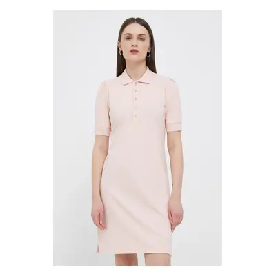 Lauren Ralph Lauren ruha rózsaszín, mini, egyenes