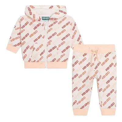 Kenzo Kids baba pamut tréningruha fehér