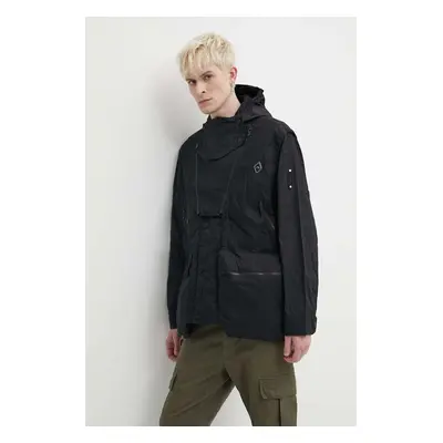 A-COLD-WALL* pamut kabát Cargo Storm Jacket fekete, átmeneti, ACWMO254