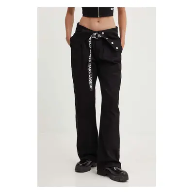 Karl Lagerfeld Jeans farmer női, közepes derékmagasságú, 245J1110