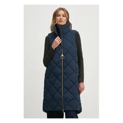 Barbour ujjatlan Leverton Puffer Gilet sötétkék, női, téli, LGI0171