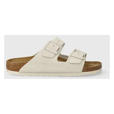 Birkenstock papucs velúrból Arizona bézs, női