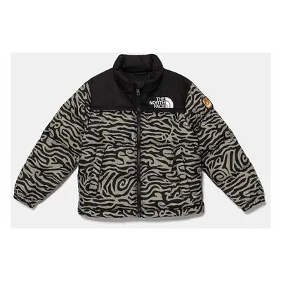 The North Face gyerek sportdzseki TEEN RETRO NUPTSE JACKET bézs, NF0A8A4C4IY1