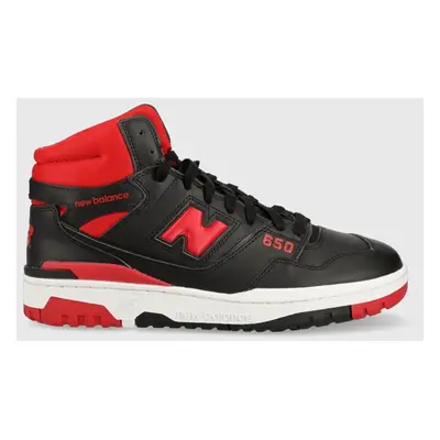 New Balance bőr sportcipő BB650RBR fekete