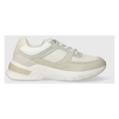 Calvin Klein sportcipő ELEVATED RUNNER - MONO MIX bézs, HW0HW01869