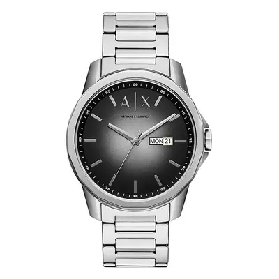 Armani Exchange óra ezüst, férfi