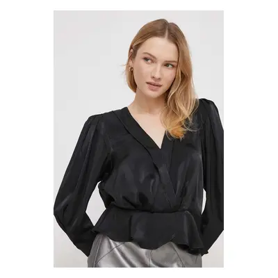 Dkny felső fekete, női, sima, P34ANQ01