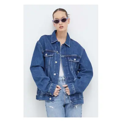 Karl Lagerfeld Jeans farmerdzseki női, átmeneti, oversize