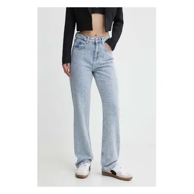 Karl Lagerfeld Jeans farmer női, magas derekú