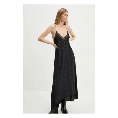 ZADIG&VOLTAIRE ruha fekete, midi, egyenes, WWDR01387