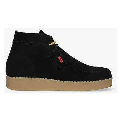 Levi's Footwear&Accessories velúr bokacsizma fekete, D7352.0003 RVN