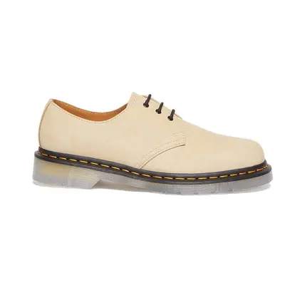 Dr. Martens velúr félcipő ICED II bézs, női, lapos talpú, DM30641505