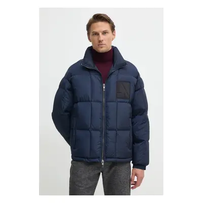 Armani Exchange pehelydzseki férfi, sötétkék, téli, oversize, 6DZB21 ZN4XZ