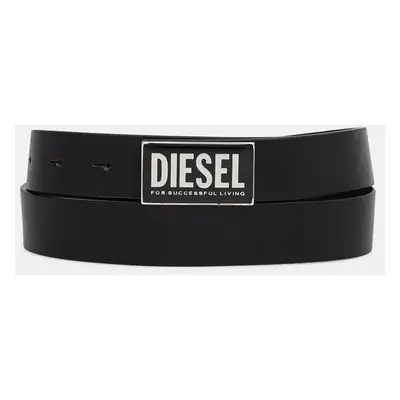 Diesel bőr öv B-GLOSSY II fekete, férfi, X09945.PR227