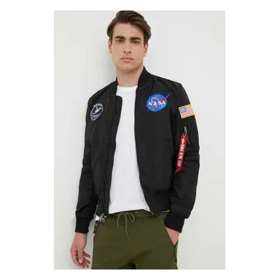 Alpha Industries kifordítható bomber dzseki férfi, fekete, átmeneti