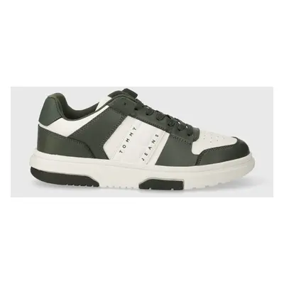 Tommy Jeans bőr sportcipő TJM LEATHER CUPSOLE 2.0 EM0EM01283