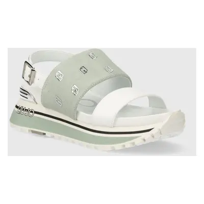 Liu Jo szandál LIU JO MAXI WONDER SANDAL türkiz, női, platformos, BA4109PX310S3160, SA4165TX0220