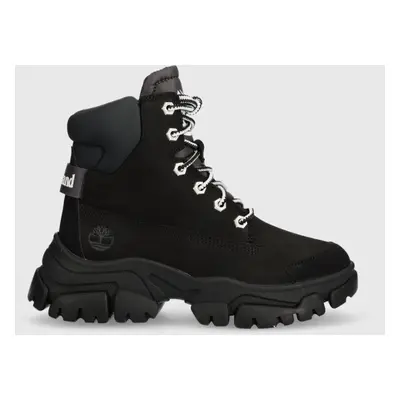 Timberland bakancs Adley Way Sneaker Boot fekete, női, enyhén téliesített, lapos talpú, TB0A5XBG