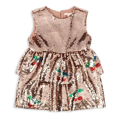 Konges Sløjd gyerek ruha LULU DRESS bézs, mini, harang alakú, KS101574