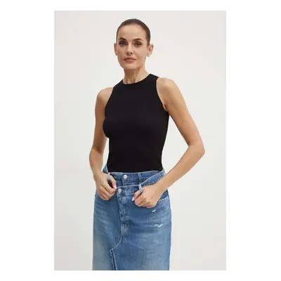 Weekend Max Mara top női, fekete