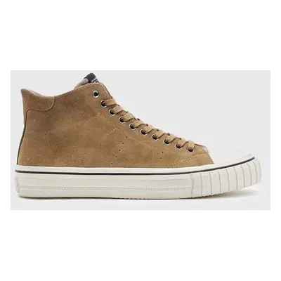 AllSaints bőr sneaker Lewis bézs, férfi, Lewis