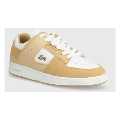 Lacoste bőr sportcipő Court Cage Leather bézs, 47SFA0105