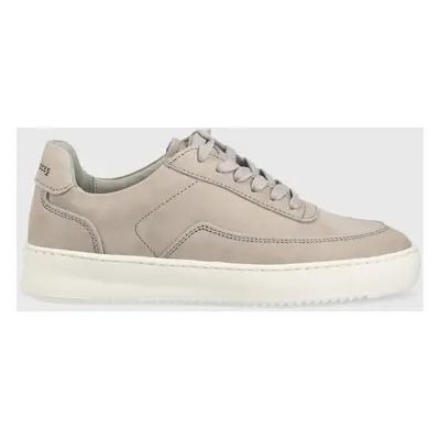 Filling Pieces velúr bőr tornacipő Mondo 2.0 Ripple Nubuck szürke